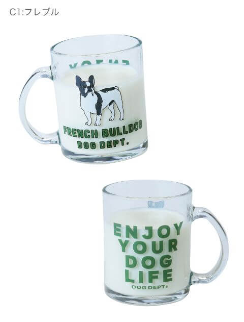GOODS】犬種グラスマグ