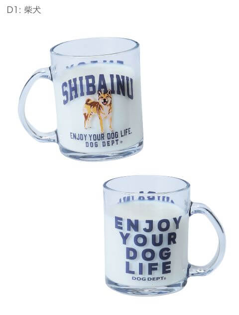 ブランドのドッグデプト/DOG DEPT 犬種グラスマグ