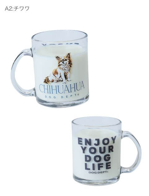 ブランドのドッグデプト/DOG DEPT 犬種グラスマグ