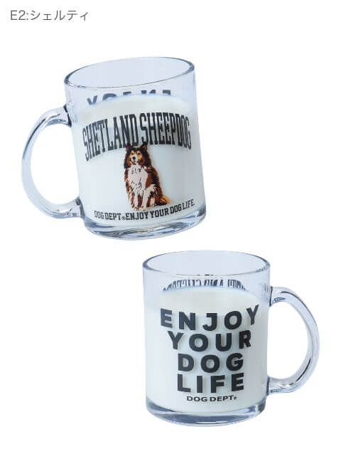 ブランドのドッグデプト/DOG DEPT 犬種グラスマグ