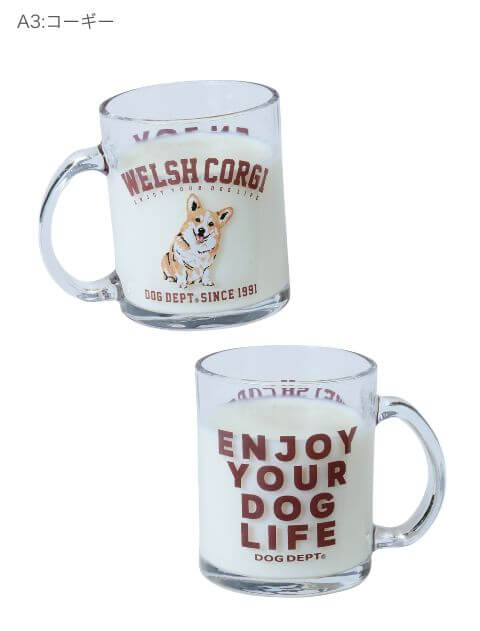 ブランドのドッグデプト/DOG DEPT 犬種グラスマグ