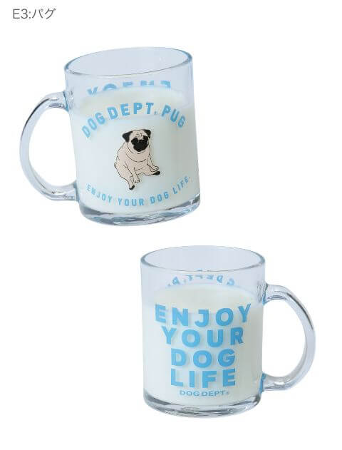 ブランドのドッグデプト/DOG DEPT 犬種グラスマグ