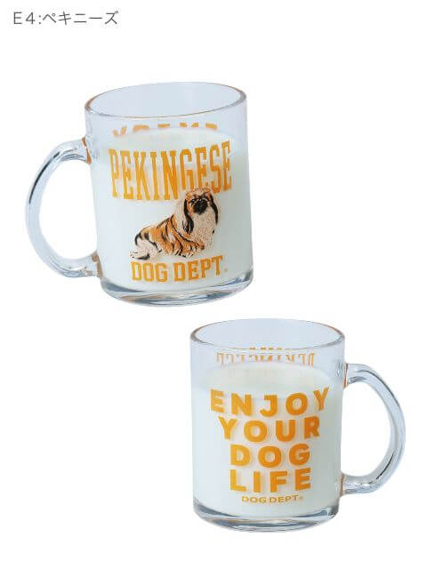 ブランドのドッグデプト/DOG DEPT 犬種グラスマグ