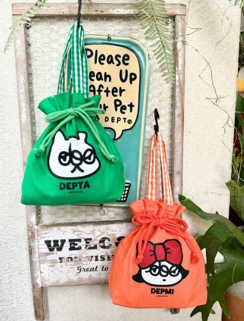 【GOODS】DEPTA&DEPMI 巾着バッグ