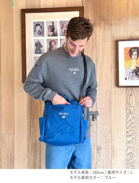 ブランドのドッグデプト/DOG DEPT クラシックロゴ　縦型お散歩バッグ