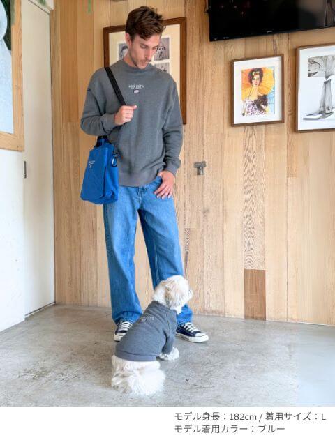 ブランドのドッグデプト/DOG DEPT クラシックロゴ　縦型お散歩バッグ