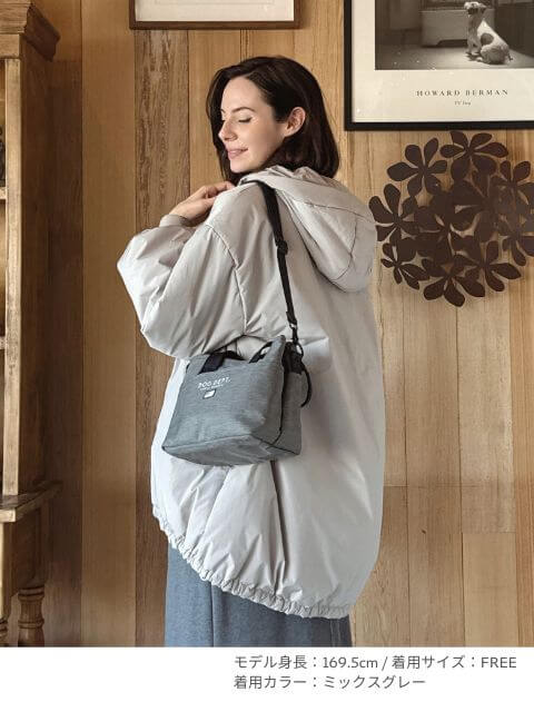 ブランドのドッグデプト/DOG DEPT クラシックロゴコンパクトお散歩バッグ