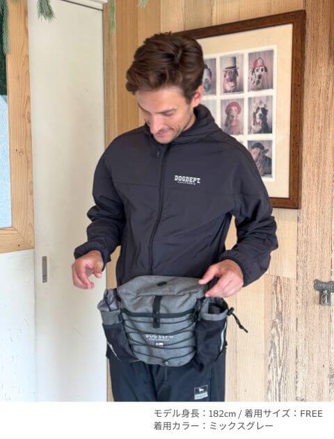 ブランドのドッグデプト/DOG DEPT クラシックロゴお散歩バッグPRO