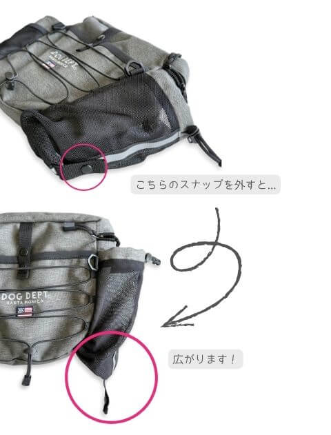 ブランドのドッグデプト/DOG DEPT クラシックロゴお散歩バッグPRO