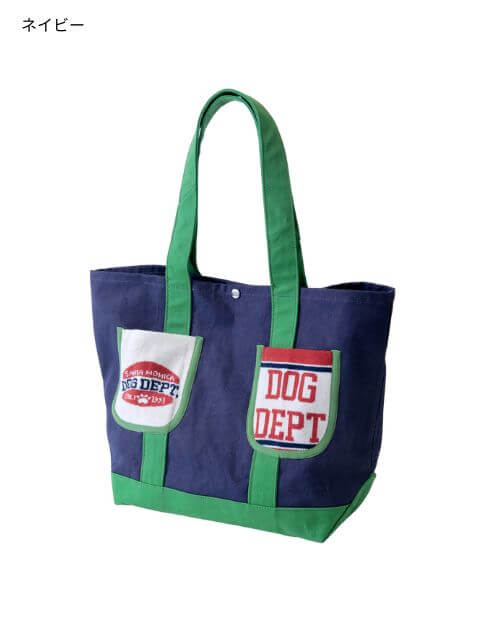 ブランドのドッグデプト/DOG DEPT ニットポケットトートバッグ