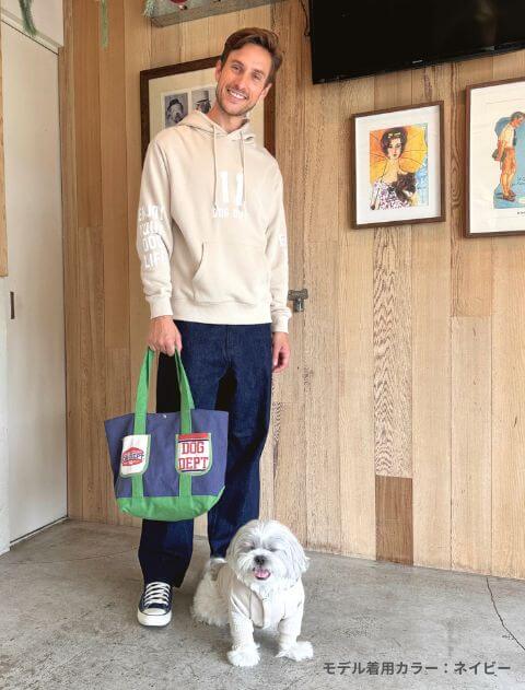 ブランドのドッグデプト/DOG DEPT ニットポケットトートバッグ