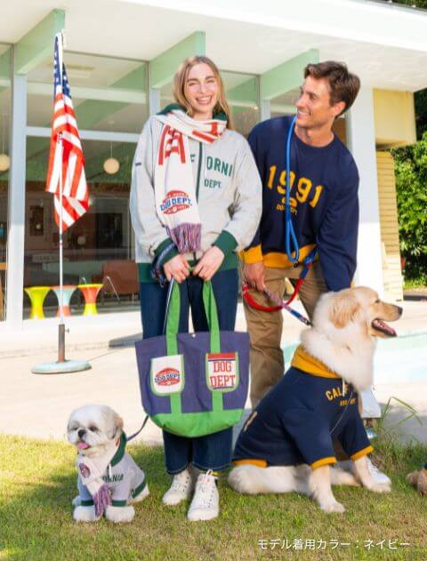 ブランドのドッグデプト/DOG DEPT ニットポケットトートバッグ