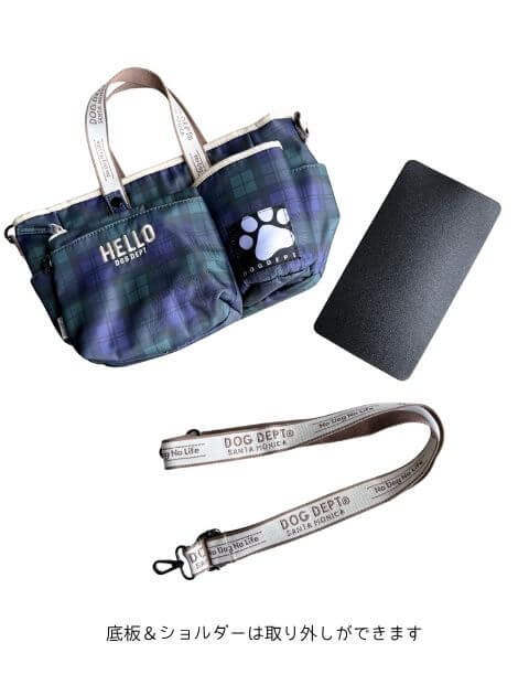 ブランドのドッグデプト/DOG DEPT マナーポーチ付きお散歩バッグ