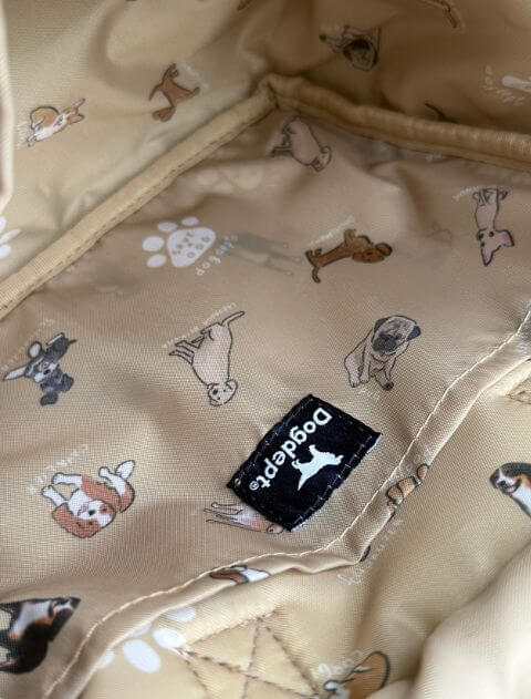 ブランドのドッグデプト/DOG DEPT マナーポーチ付きお散歩バッグ