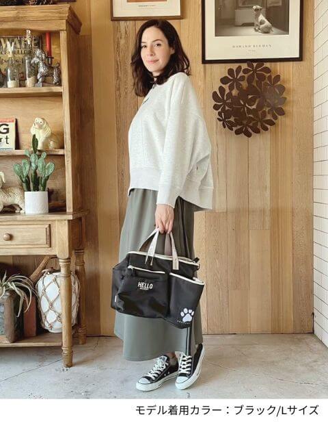 ブランドのドッグデプト/DOG DEPT マナーポーチ付きお散歩バッグ