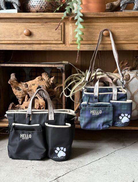 ブランドのドッグデプト/DOG DEPT マナーポーチ付きお散歩バッグ
