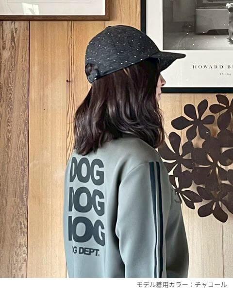 ブランドのドッグデプト/DOG DEPT ラインストーンキャップ