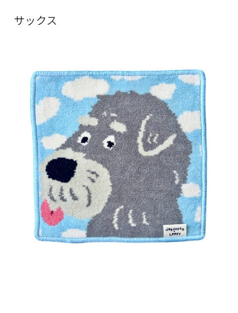 ブランドのドッグデプト/DOG DEPT シェニール織　イラストドッグタオル