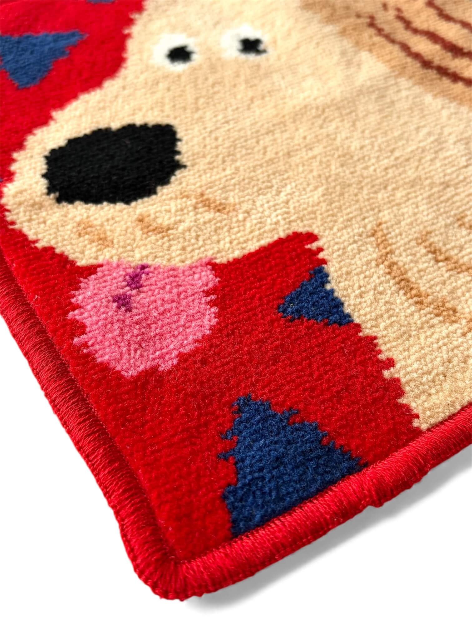 ブランドのドッグデプト/DOG DEPT シェニール織　イラストドッグタオル