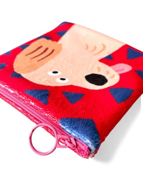 ブランドのドッグデプト/DOG DEPT イラストドッグフリースポーチ