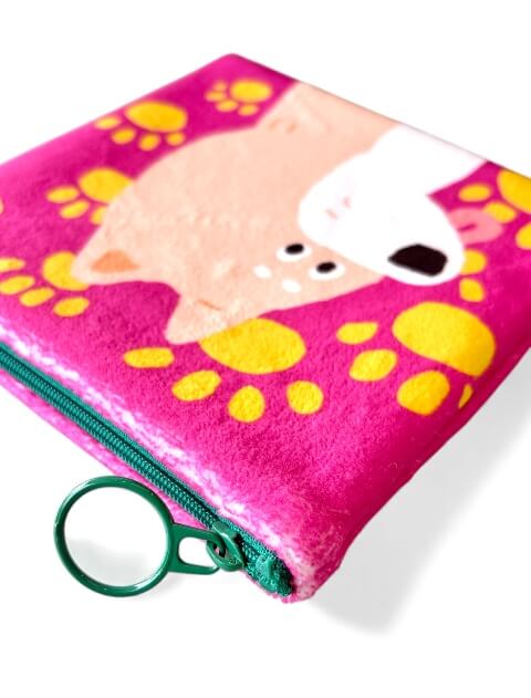 ブランドのドッグデプト/DOG DEPT イラストドッグフリースポーチ