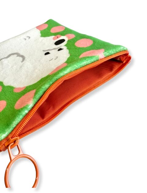 ブランドのドッグデプト/DOG DEPT イラストドッグフリースポーチ