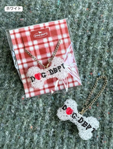 ブランドのドッグデプト/DOG DEPT キラキラボーンビーズ