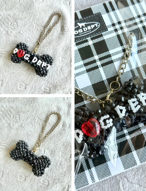 ブランドのドッグデプト/DOG DEPT キラキラボーンビーズ