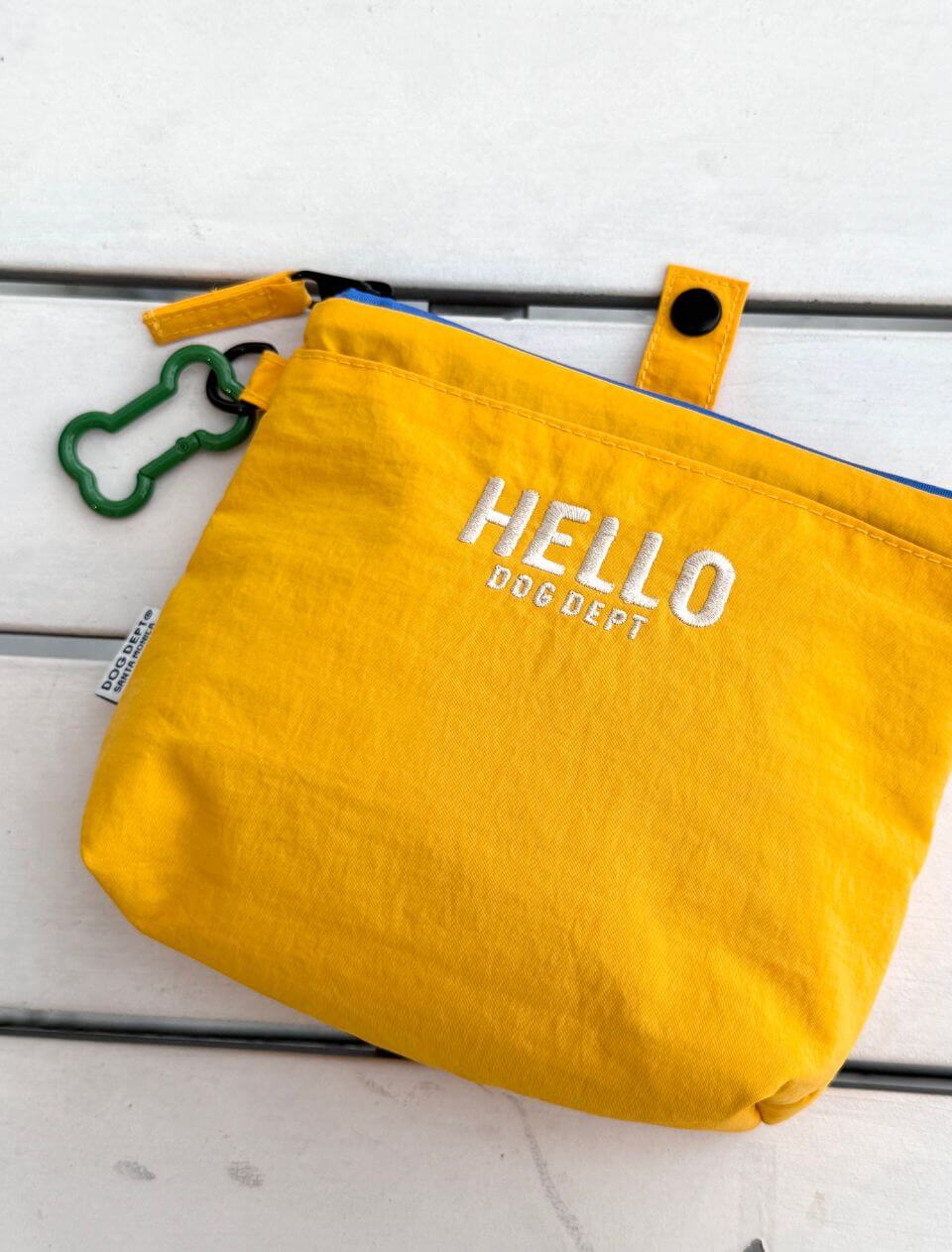 ブランドのドッグデプト/DOG DEPT マルチカラー　マナーポーチ付きお散歩バッグ