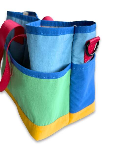 ブランドのドッグデプト/DOG DEPT マルチカラー　コンパクトお散歩バッグ