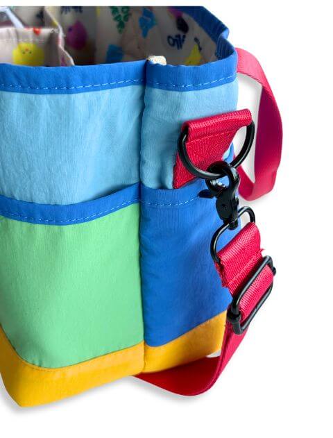 ブランドのドッグデプト/DOG DEPT マルチカラー　コンパクトお散歩バッグ