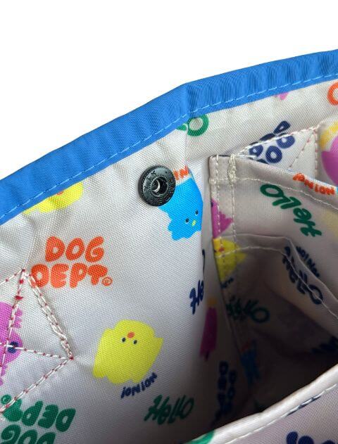 ブランドのドッグデプト/DOG DEPT マルチカラー　コンパクトお散歩バッグ