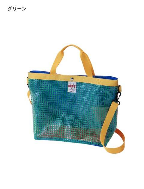 ブランドのドッグデプト/DOG DEPT クリアメッシュトートバッグ