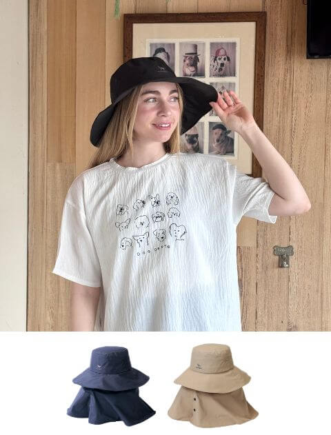 【GOODS】UV　CUT　ネックカバーハット