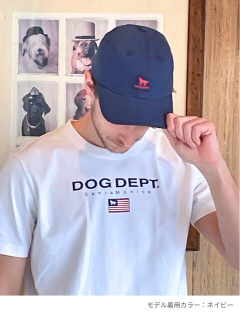 ブランドのドッグデプト/DOG DEPT 立ち耳ワンポイントキャップ 