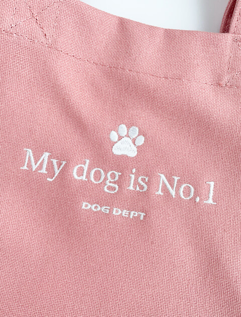 ブランドのドッグデプト/DOG DEPT My dog is No.1 ロゴ　お散歩バッグ