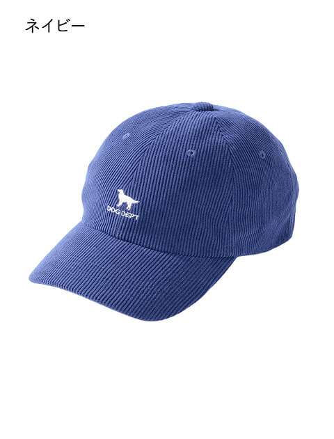 ブランドのドッグデプト/DOG DEPT 立ち耳ワンポイントコーデュロイキャップ