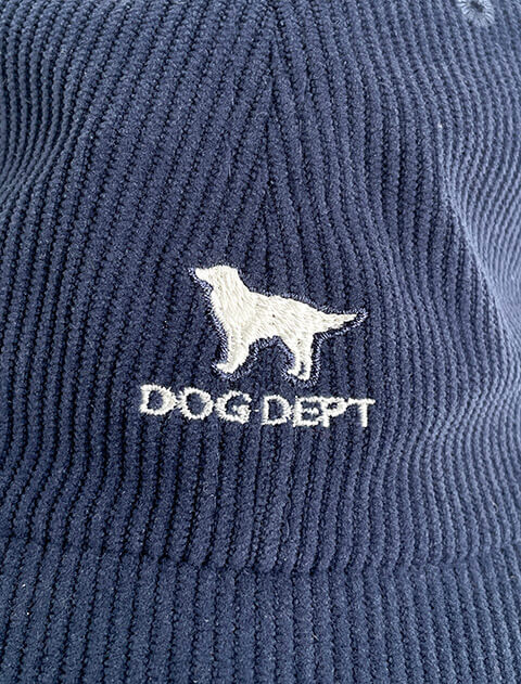 ブランドのドッグデプト/DOG DEPT 立ち耳ワンポイントコーデュロイキャップ