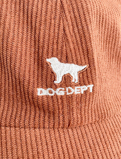 ブランドのドッグデプト/DOG DEPT 立ち耳ワンポイントコーデュロイキャップ