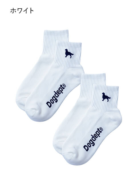 ブランドのドッグデプト/DOG DEPT men's ショートソックス 2足セット
