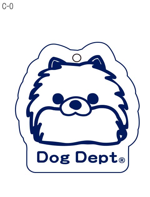 ブランドのドッグデプト/DOG DEPT うちの子番犬反射キーホルダー