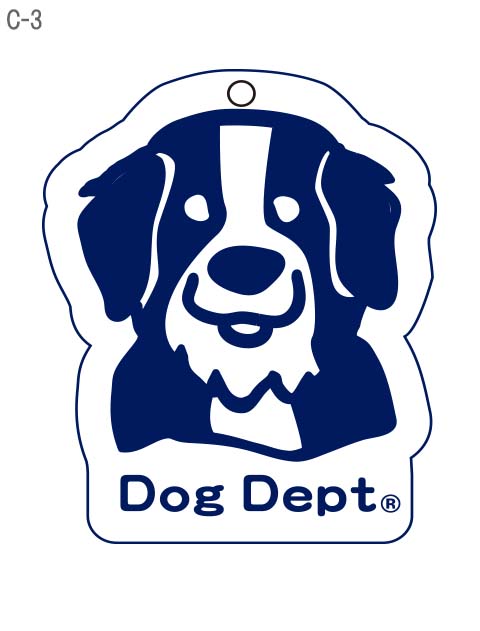 ブランドのドッグデプト/DOG DEPT うちの子番犬反射キーホルダー