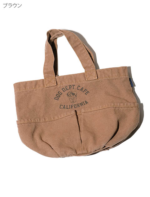 ブランドのドッグデプト/DOG DEPT コーヒー染めミニトート