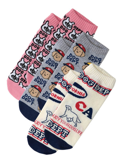 DOG DEPT 3セット アンクルソックス