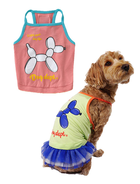 《期間限定アウトレット》【DOG WEAR】アウトラスト　チュールスカート バルーンドッグ