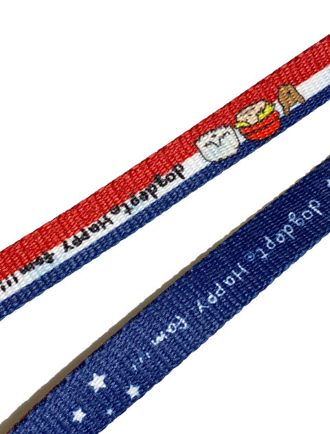 ドッグデプト♡2点セット DOG GOODS】HAPPY FAM. リード＆ソフトハーネスセット