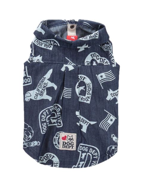 デニム総柄ロゴシリーズ 犬服 カジュアルウェアブランド Dog Dept Onlineshop ドッグデプトオンラインショップ デニム総柄ロゴシリーズ 犬服 カジュアルウェアブランド Dog Dept Onlineshop ドッグデプトオンラインショップ