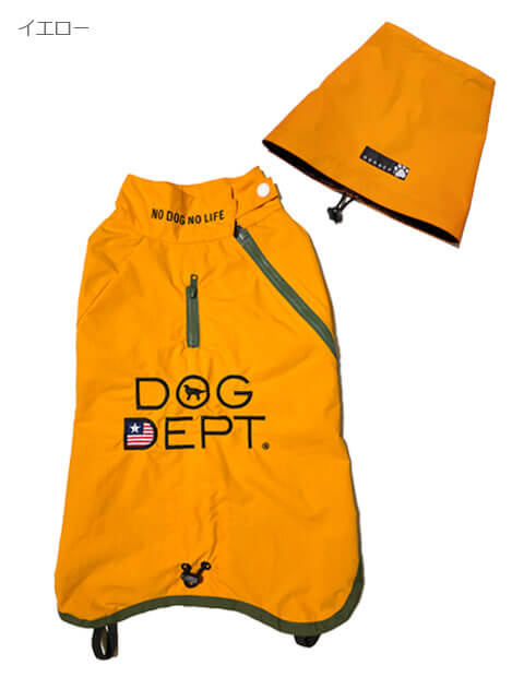 撥水コート犬服ブランドのドッグデプト/DOG DEPT