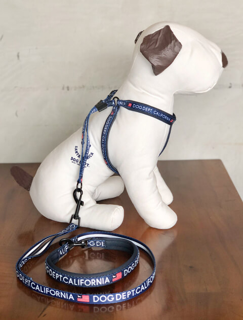 クラシックロゴリード&ライトハーネスセット ブランドのドッグデプト/DOG DEPT