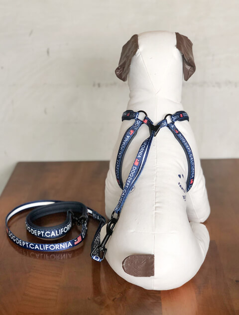 クラシックロゴリード&ライトハーネスセット ブランドのドッグデプト/DOG DEPT